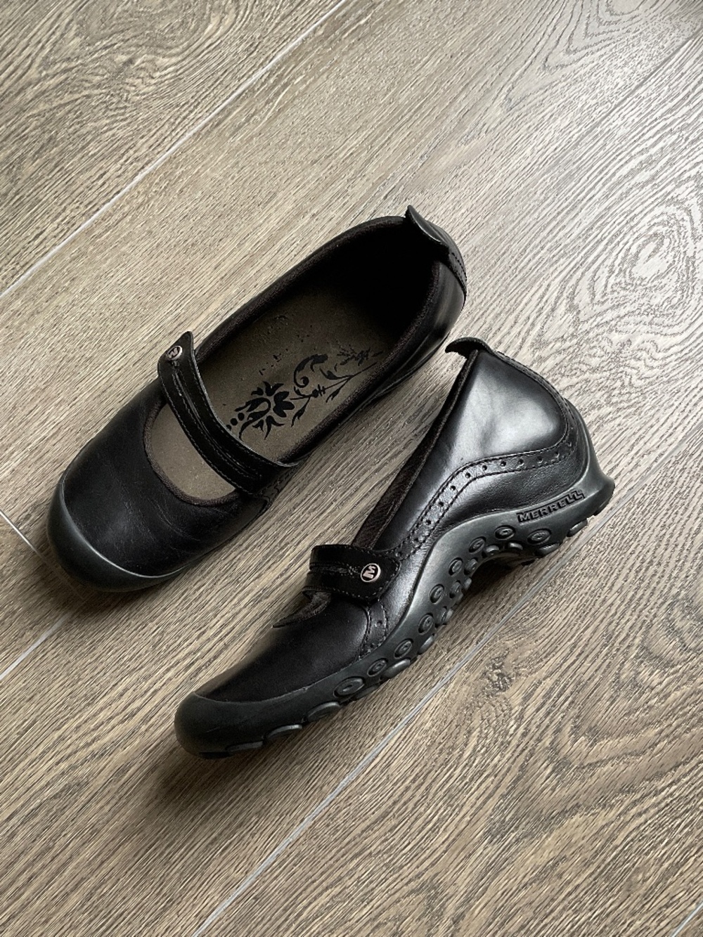 Merrell Leather Mary Jane Wedge